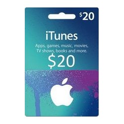 گیفت کارت اپل  20 دلاری آمریکا