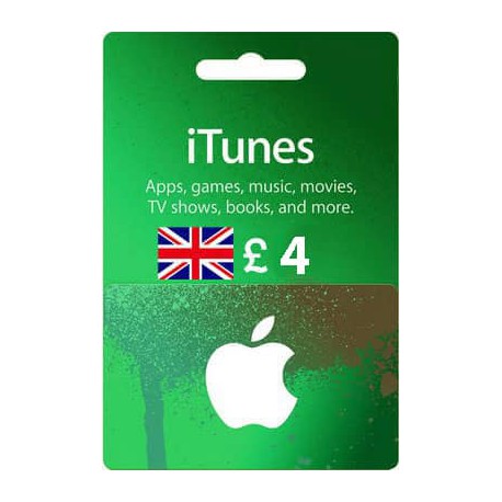 گیفت کارت اپل 4 پوندی انگلیس