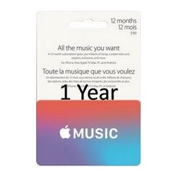 گیفت کارت اپل موزیک 12 ماهه آمریکا